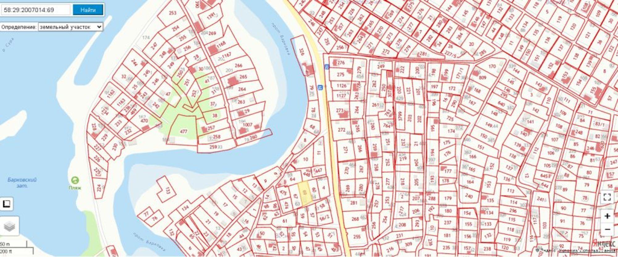 Купить землю, земельный участок за 1 100 000 рублей на Барковка ул