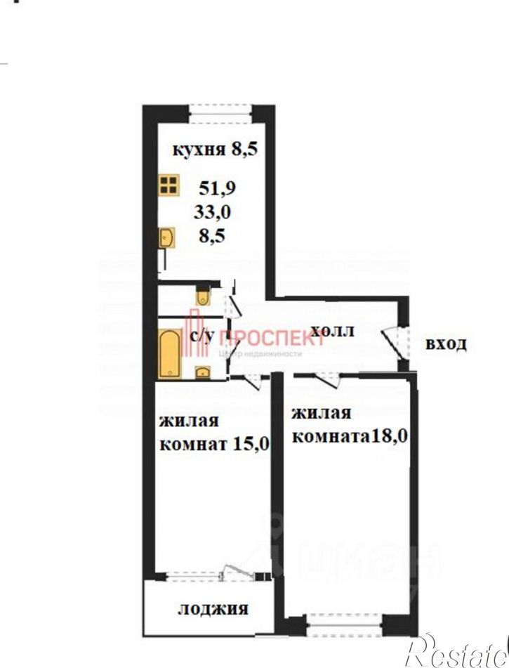 2-комн квартира ул Терновского, 154А,  д. 154А
