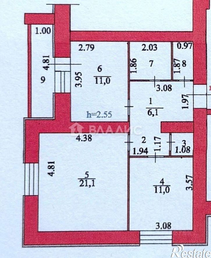 2-комн квартира Бригадная улица, 8,  д. 8