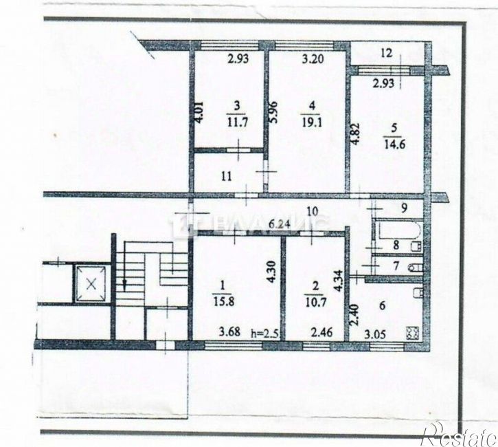5-комн квартира проспект Строителей, 25,  д. 25
