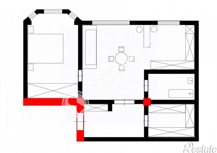 2-комн квартира улица Славы, 5,  д. 5
