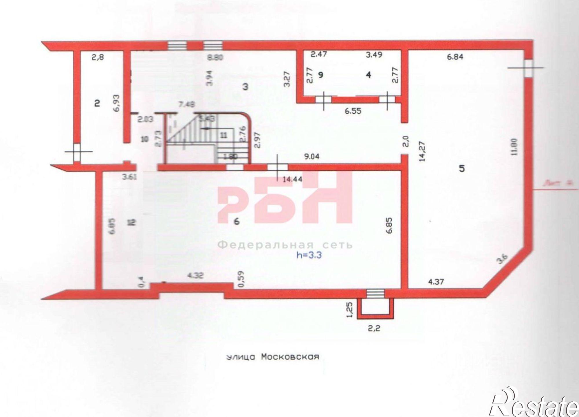 Сдать торговое помещение за 250 022 рублей на Московская улица, 71