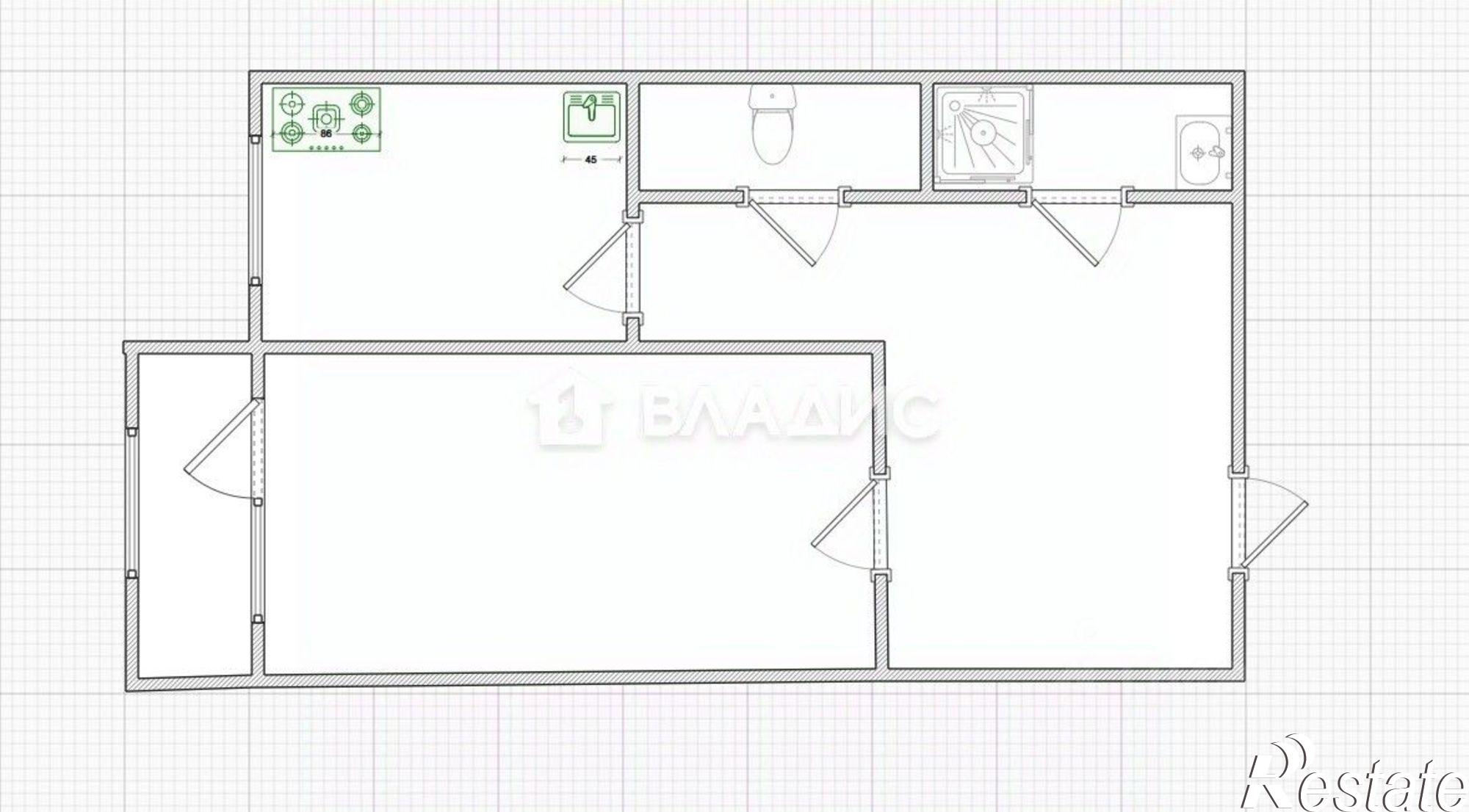 Купить квартиру за 3 690 000 рублей на ул Ивановская, 143