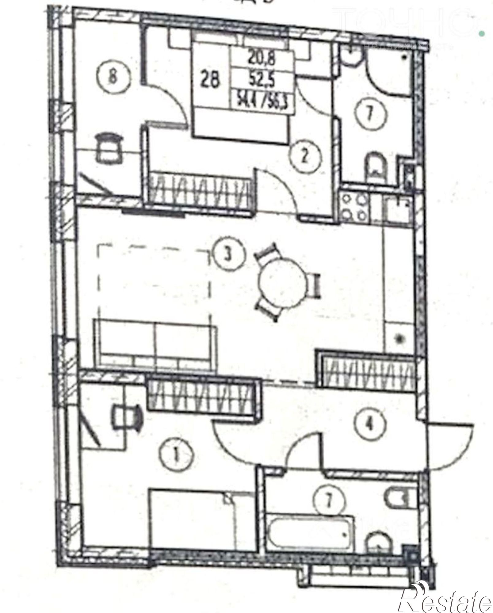 Купить квартиру за 5 590 000 рублей на Пенза городской округ