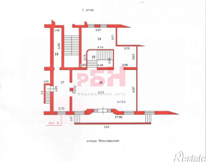 Торговое помещение Московская улица, 71,  д. 71