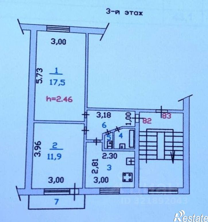 2-комн квартира Военный г-к, 146,  д. 146