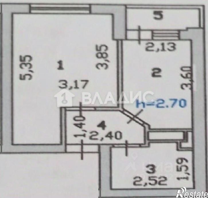 1-комн квартира ул Комсомольская, 34 1,  д. 34 1,  к. 1