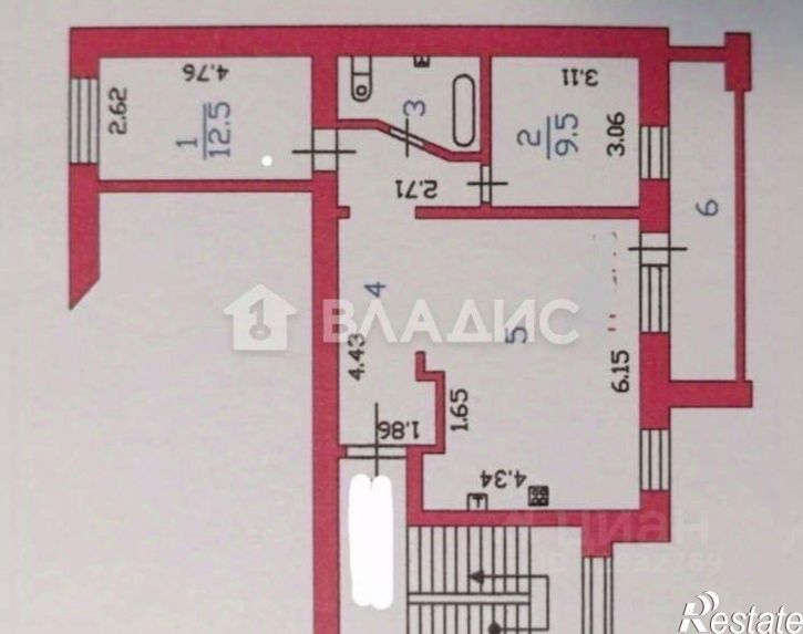 3-комн квартира Пролетарская улица, 10,  д. 10