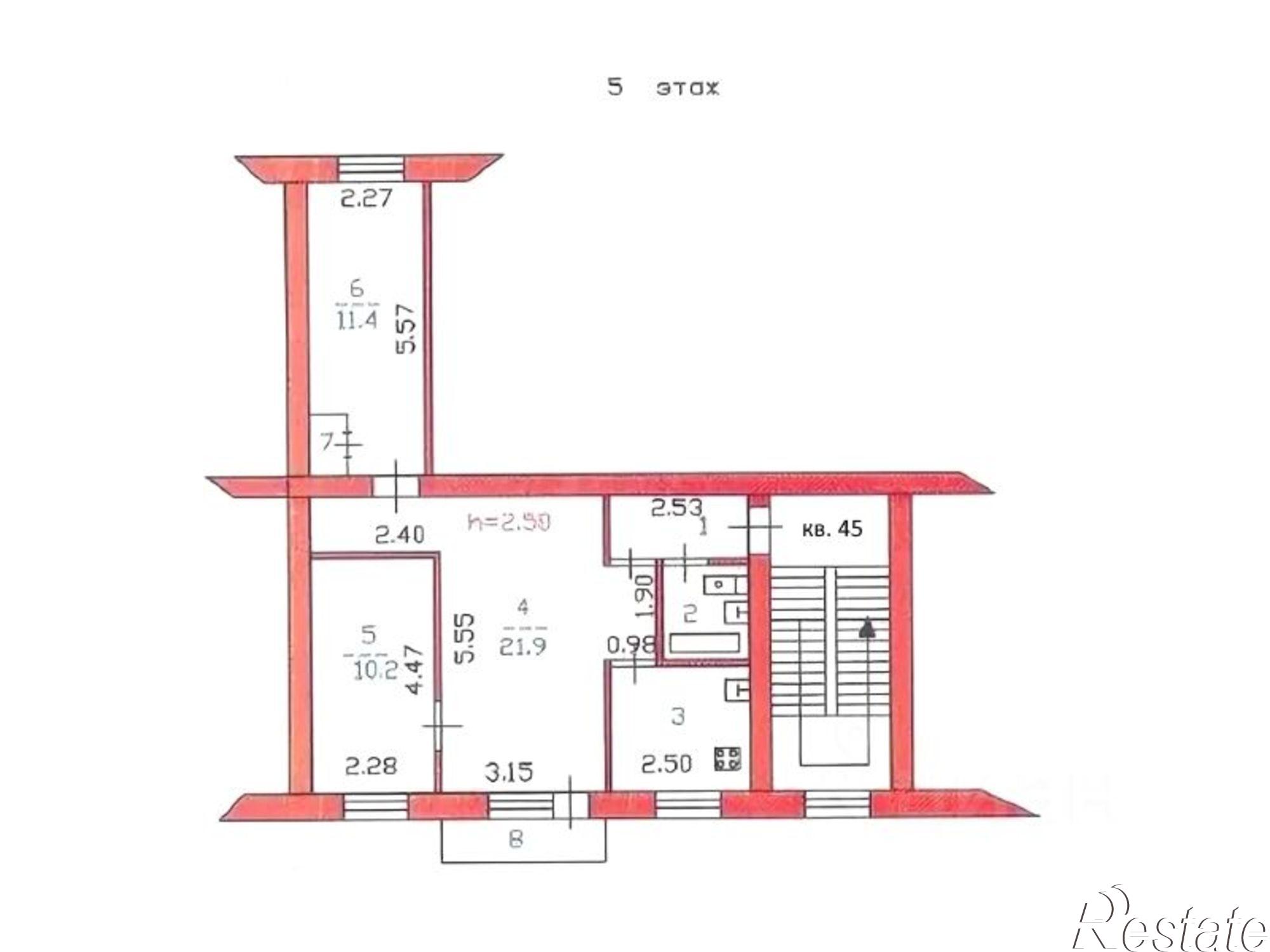 Купить квартиру за 2 950 000 рублей на ул Пацаева, 3