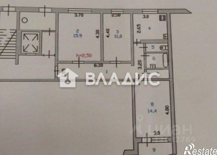 3-комн квартира улица Плеханова, 18,  д. 18