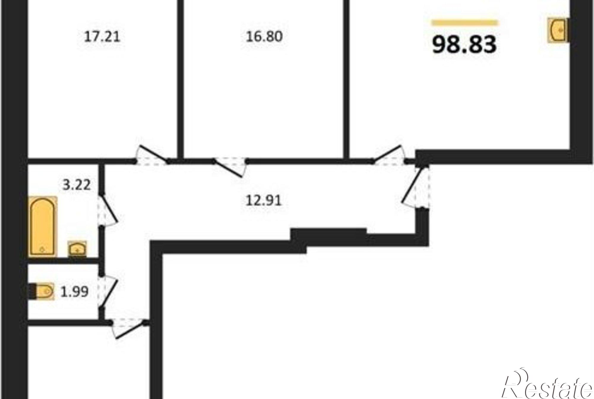 Купить квартиру за 8 883 000 рублей на ул Маресьева, 20