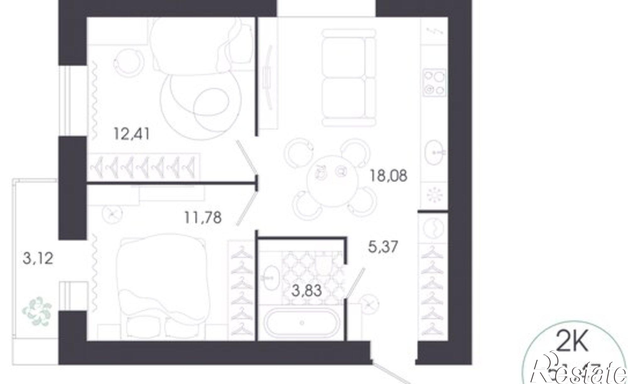Купить квартиру за 5 300 000 рублей на ул Колышлейская, 7