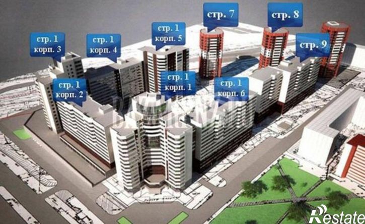 1-комн квартира в новом доме ул Маресьева, 20,  д. 20