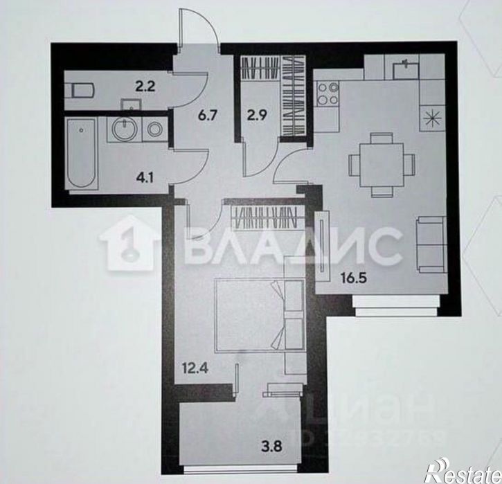 1-комн квартира ул Урицкого, 45В,  д. 45В
