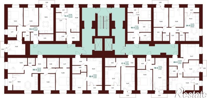 1-комн квартира в новом доме пр-кт Строителей, 21А,  д. 21А