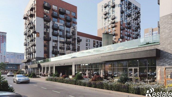 1-комн квартира в новом доме пр-кт Строителей, 21А,  д. 21А