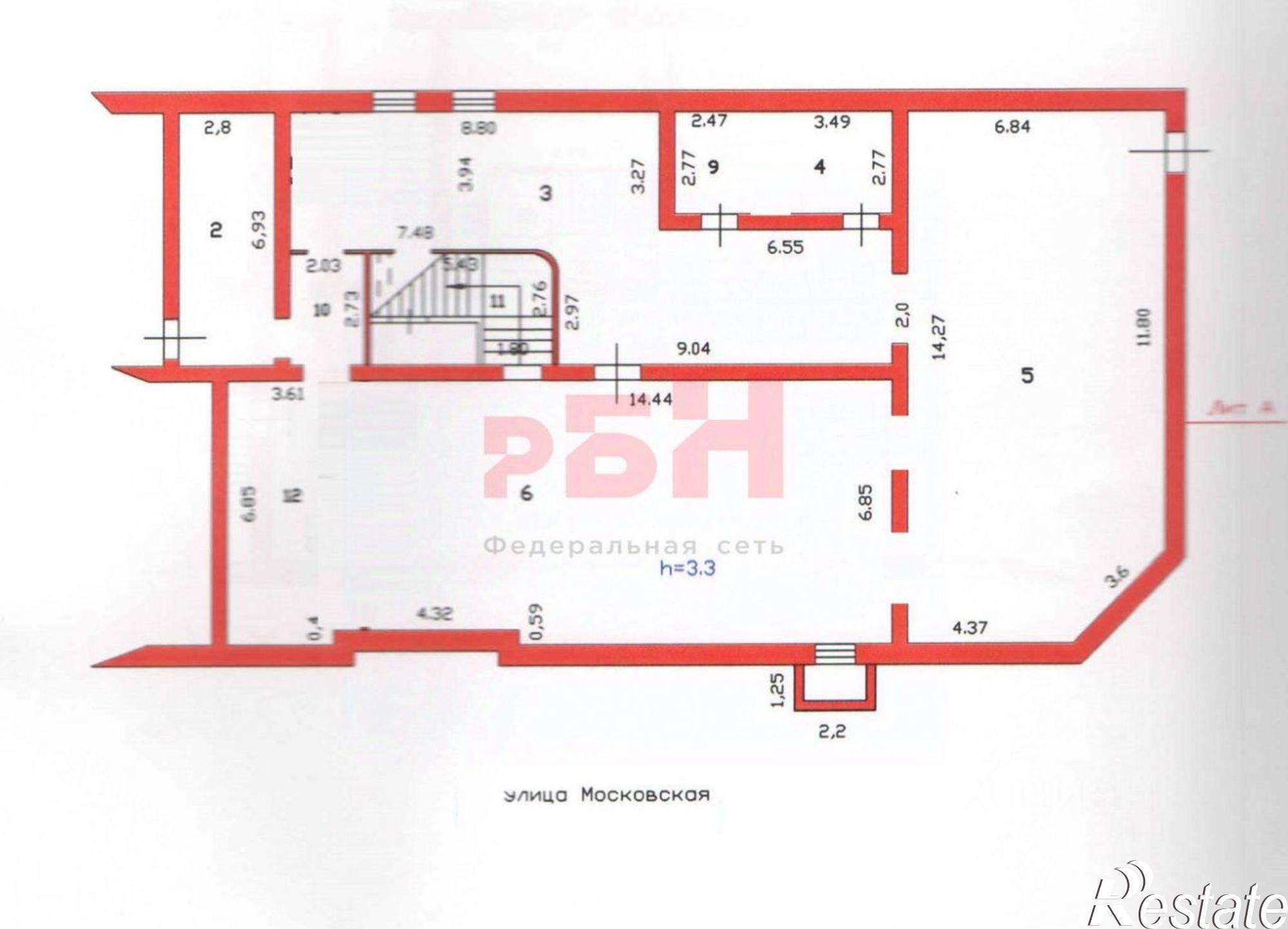 Сдать торговое помещение за 150 025 рублей на Московская улица, 71