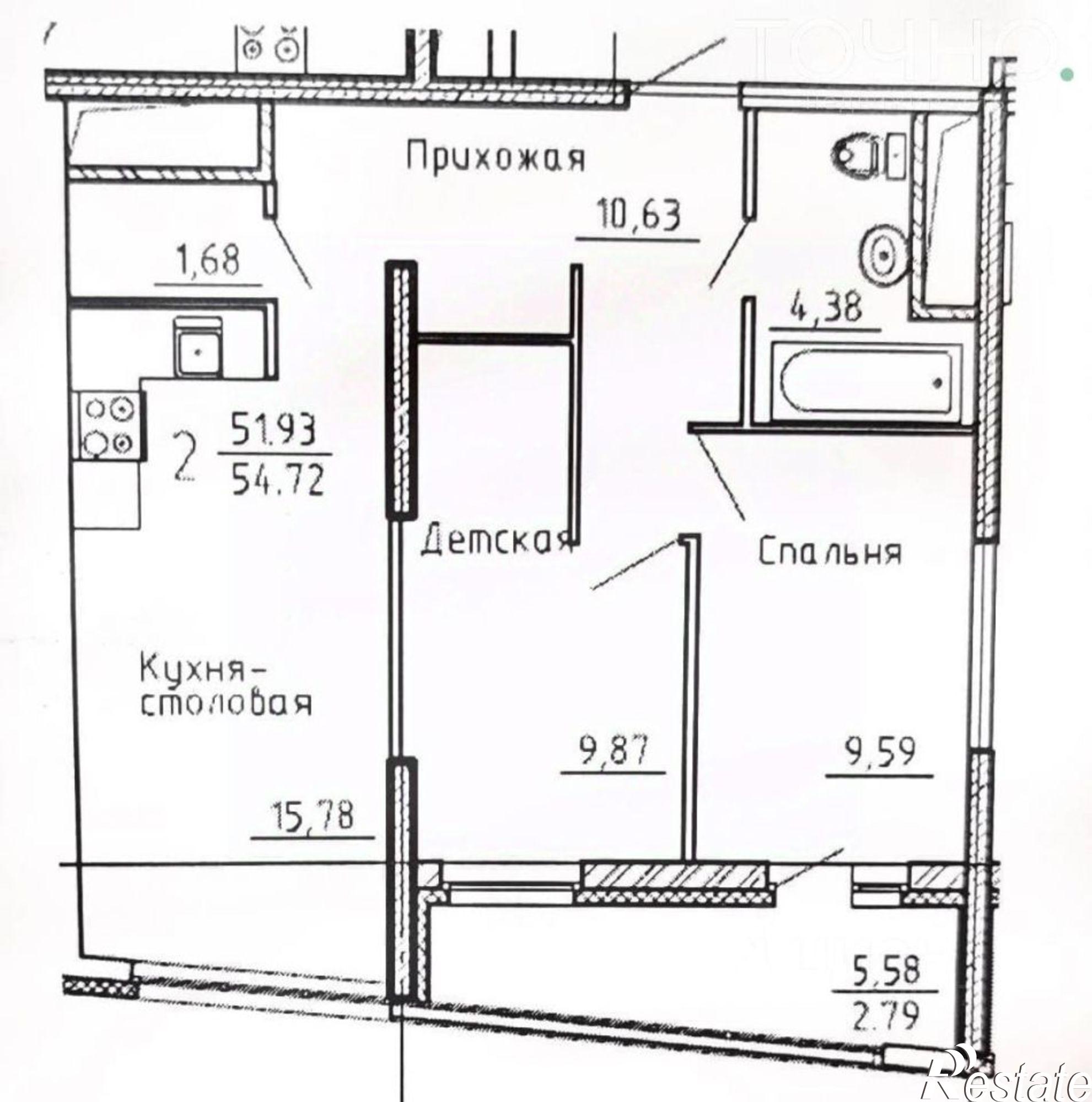 Купить квартиру за 6 400 000 рублей на пр-кт Победы, 97