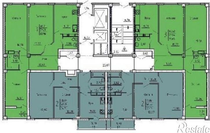 3-комн квартира в новом доме Октябрьский район, микрорайон Арбеково