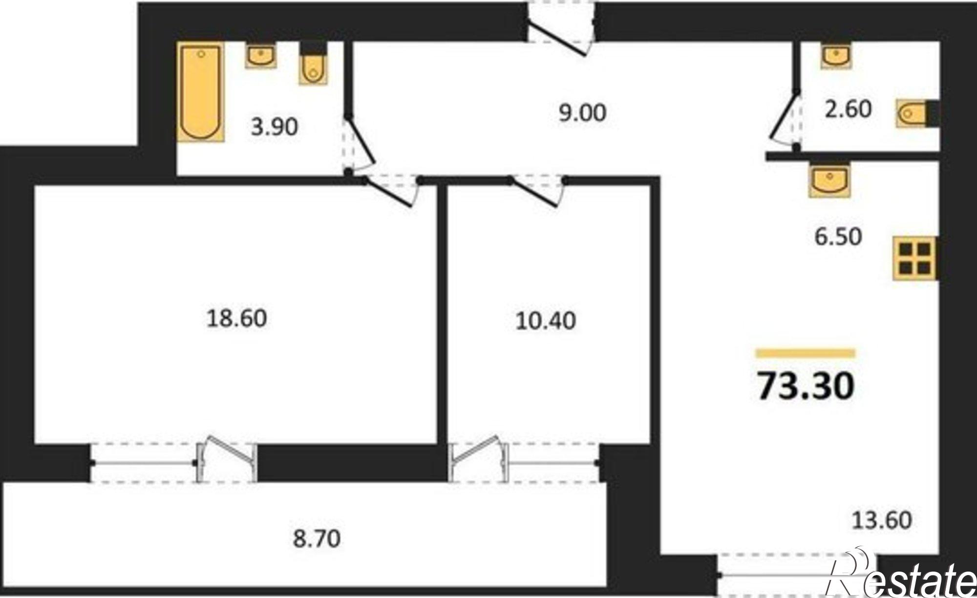 Купить квартиру за 8 722 000 рублей на ул Комсомольская, 11