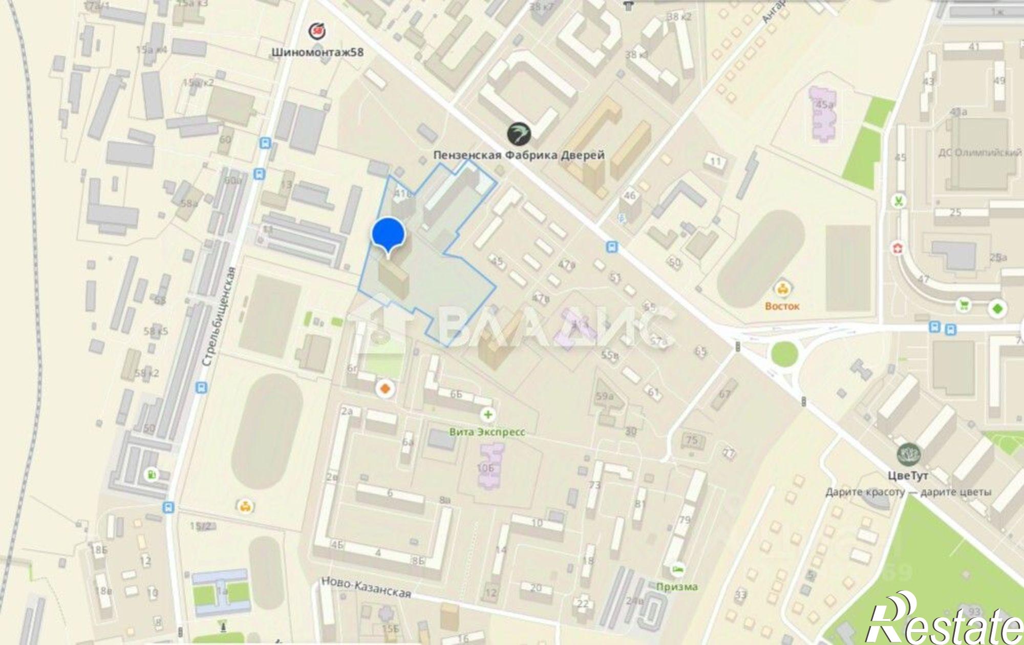 Купить квартиру за 3 330 000 рублей на улица Измайлова, 41Б