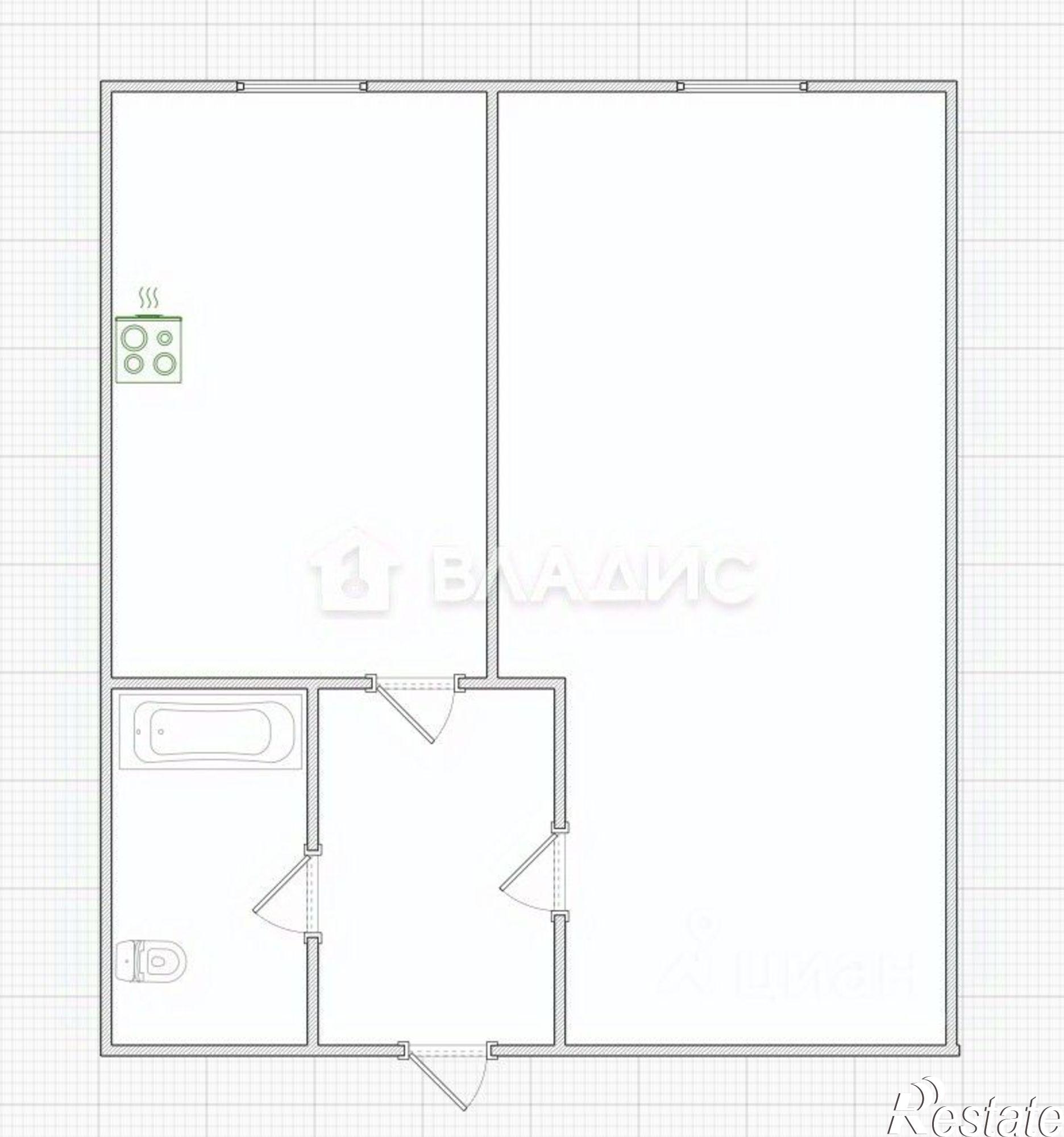 Купить квартиру за 3 400 000 рублей на улица Яшиной, 20