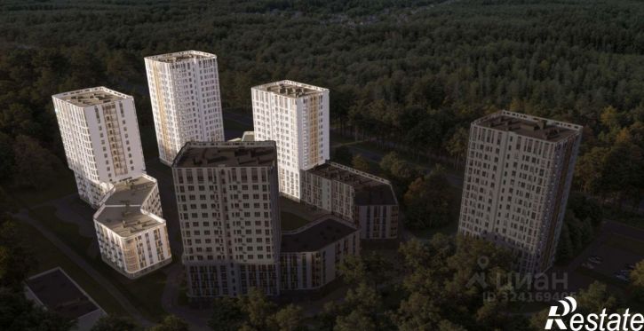 1-комн квартира в новом доме улица Кордон Студеный, 46,  д. 46