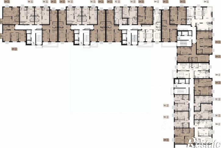 3-комн квартира в новом доме ул Бутузова, 1,  д. 1