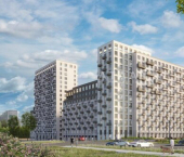 2-комн, 55 кв м, этаж 11/17 ЖК Гагарин Парк