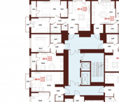 2-комн, 72 кв м, этаж 12/18 ул Бородина, 2А