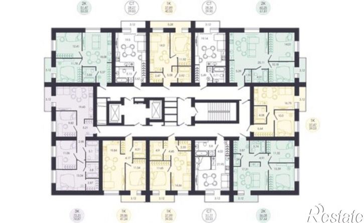 2-комн квартира в новом доме ул Колышлейская, 7,  д. 7