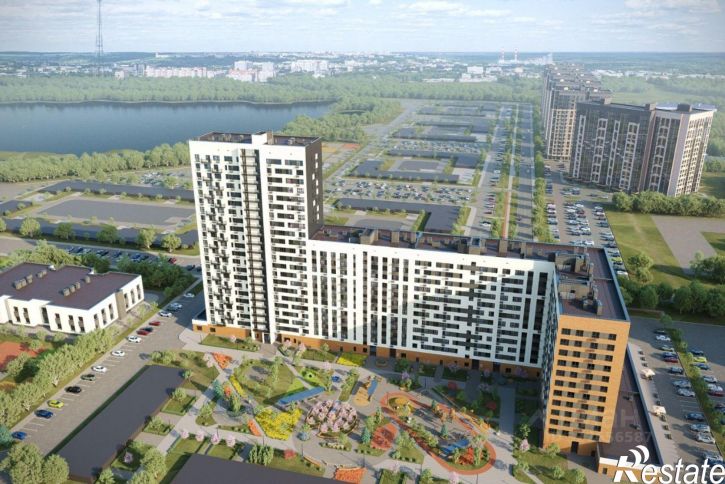 2-комн квартира в новом доме ЖК Микрорайон Новобережье