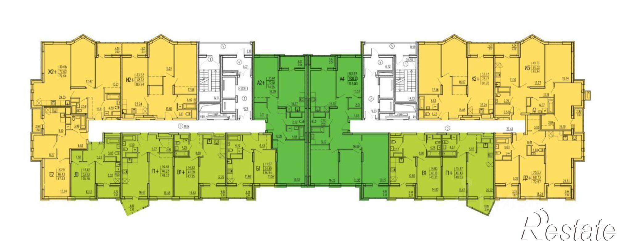 Купить квартиру за 7 462 270 рублей на ул Кордон Студеный, 41А