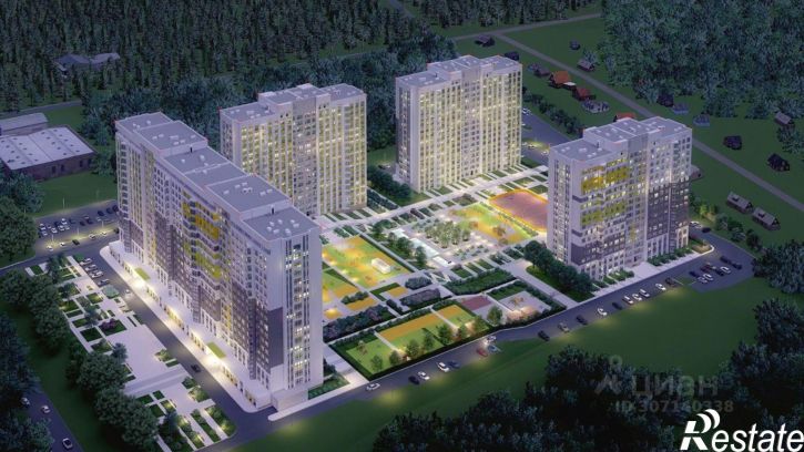 2-комн квартира в новом доме ул Кордон Студеный, 41А,  д. 41А