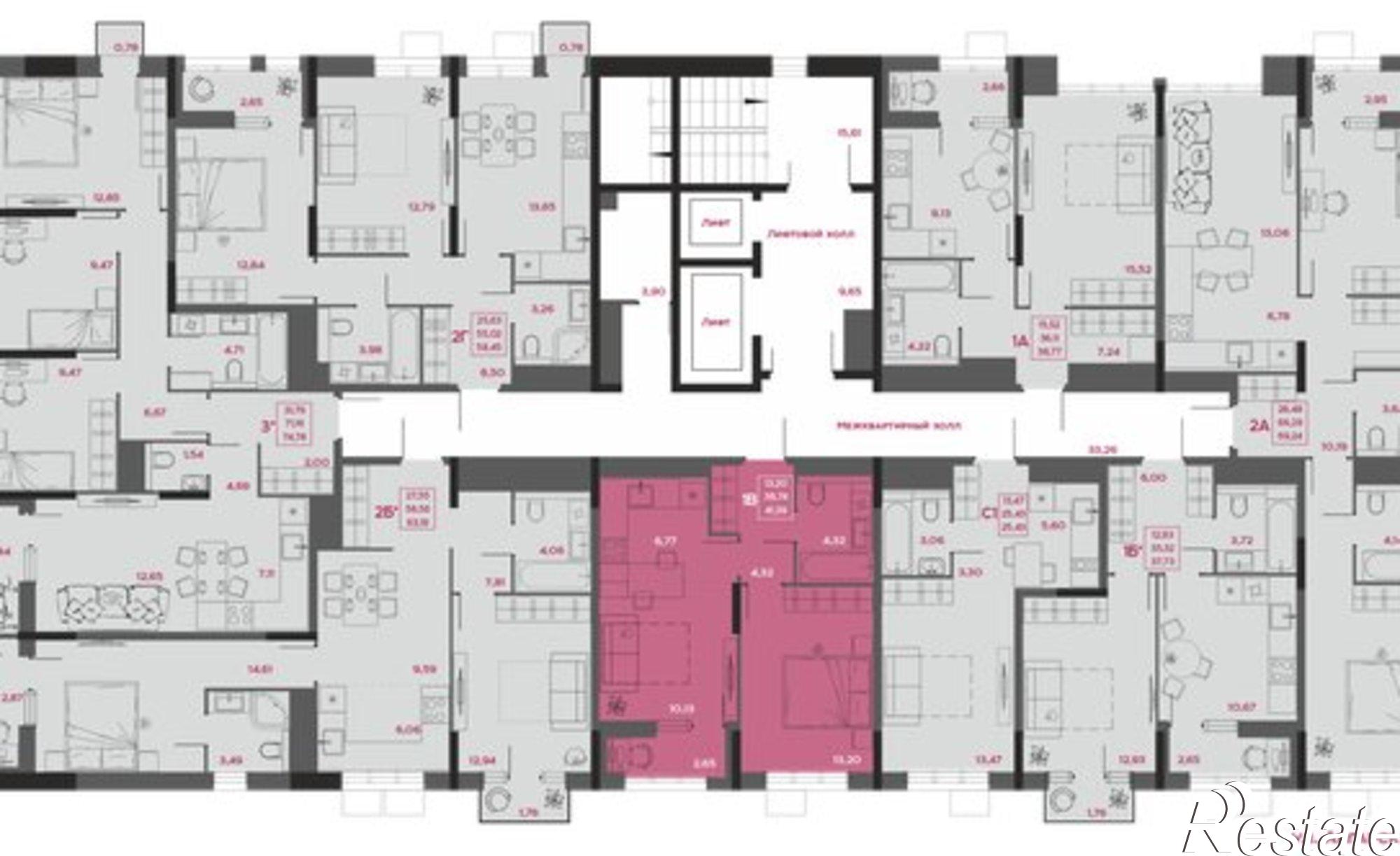 Купить квартиру за 4 635 680 рублей на улица Пожарского, 6