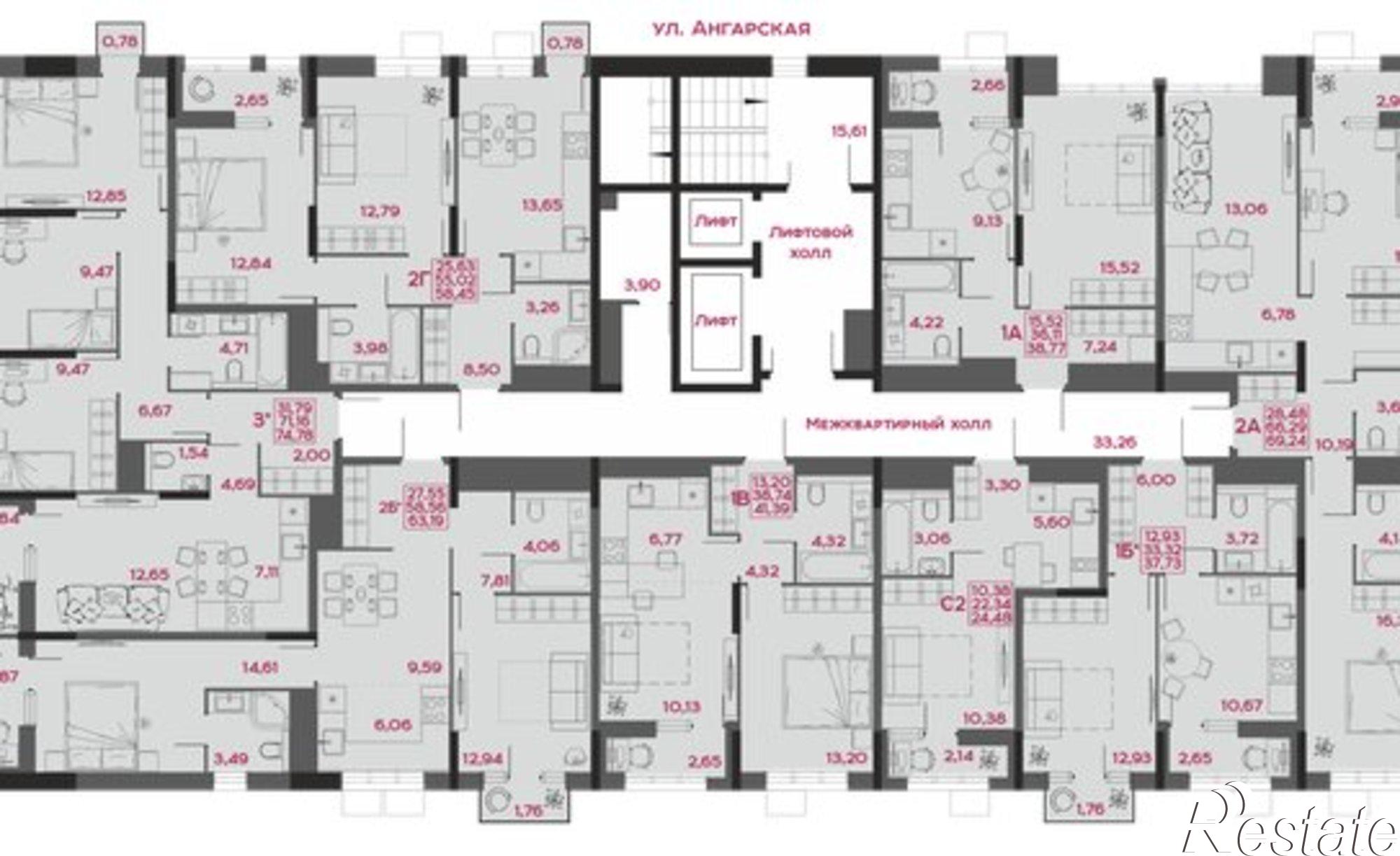 Купить квартиру за 4 635 680 рублей на улица Пожарского, 6