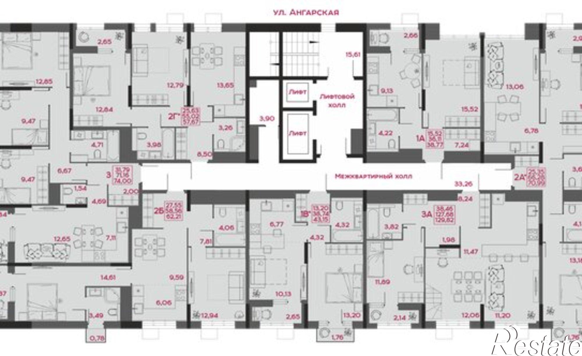 Купить квартиру за 5 178 000 рублей на улица Пожарского, 6