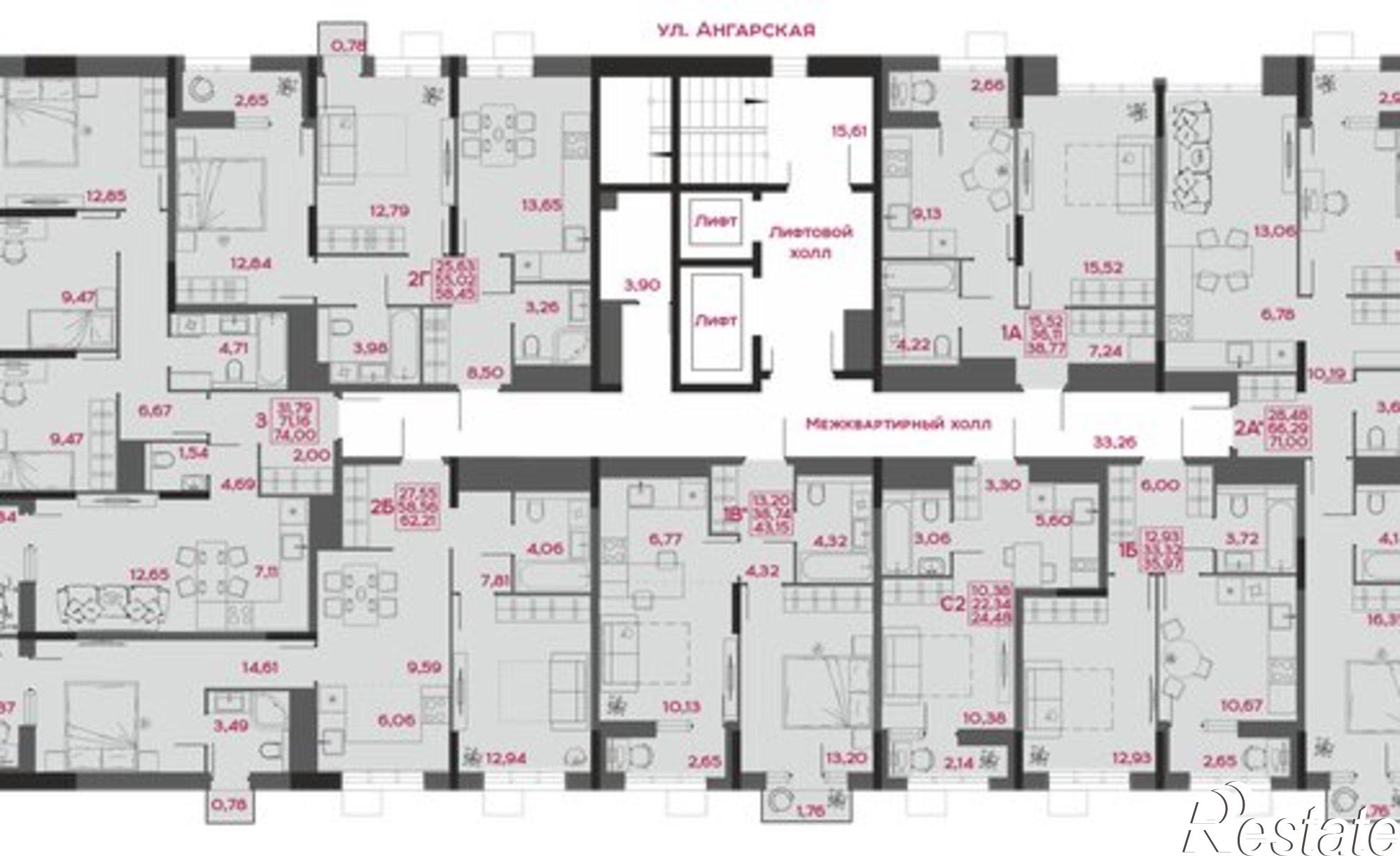 Купить квартиру за 4 316 400 рублей на улица Пожарского, 6