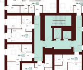 1-комн, 37 кв м, этаж 16/17 пр-кт Строителей, 21А 1