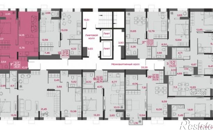 1-комн квартира в новом доме улица Пожарского, 6,  д. 6
