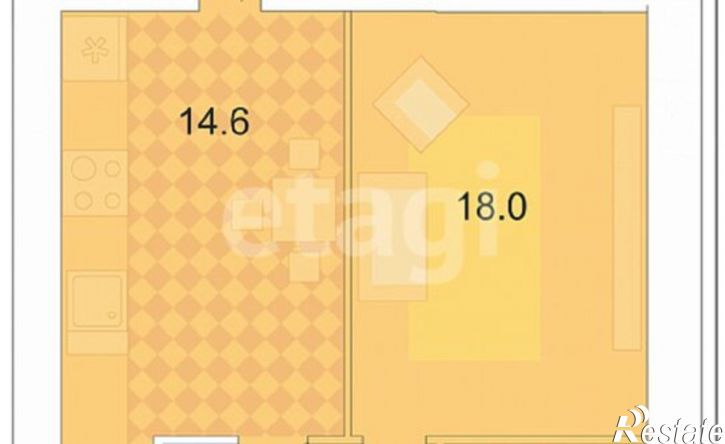 1-комн квартира ул Мира, 40А,  д. 40А