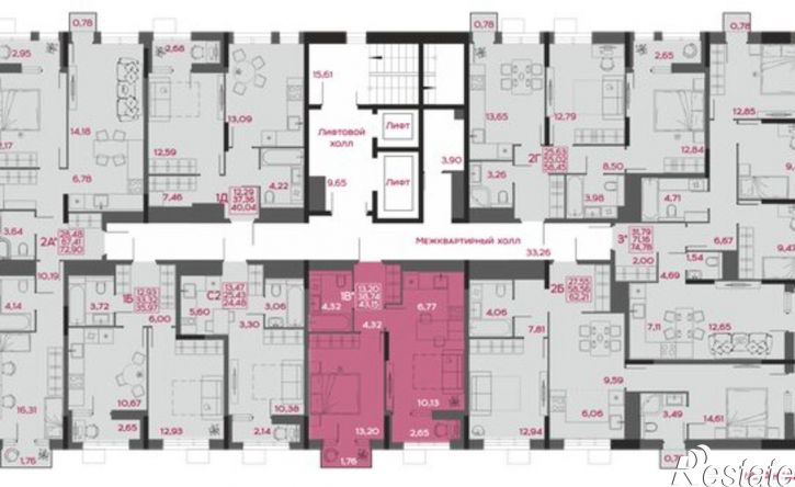 1-комн квартира в новом доме ул Пожарского, 10,  д. 10