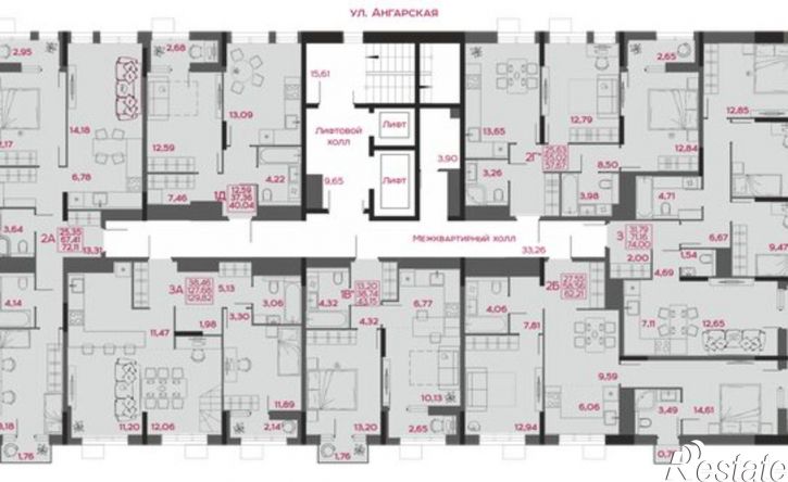 1-комн квартира в новом доме ул Пожарского, 10,  д. 10