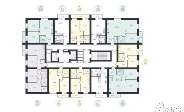 1-комн квартира в новом доме ул Колышлейская, 7,  д. 7