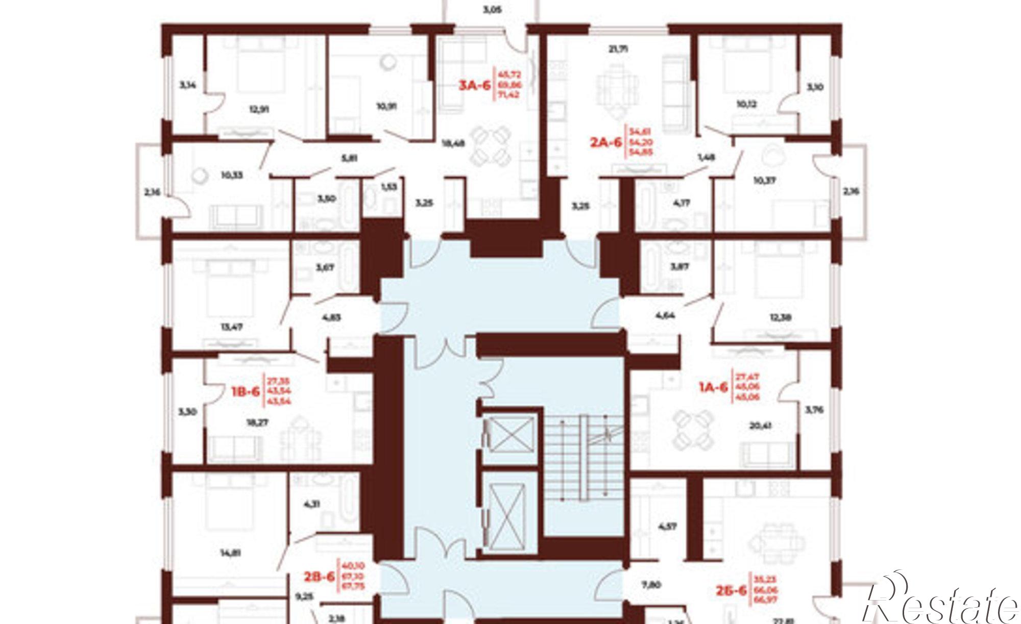 Купить квартиру за 6 746 550 рублей на ул Бородина, 2А