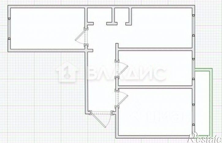3-комн квартира улица Антонова, 74,  д. 74