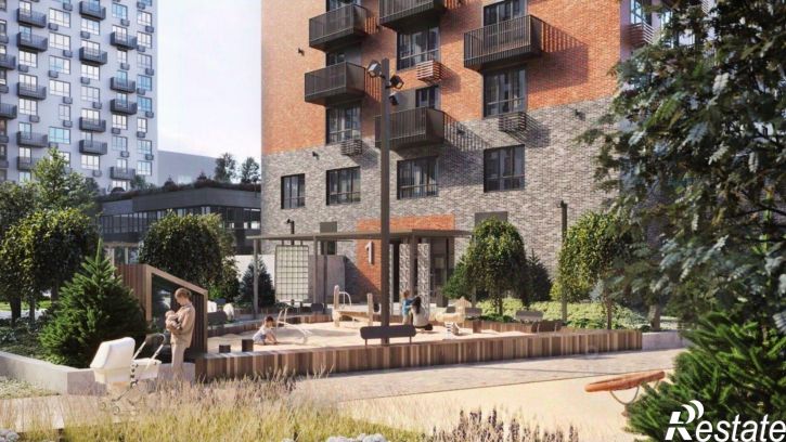 1-комн квартира в новом доме пр-кт Строителей, 21А,  д. 21А