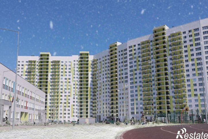 3-комн квартира в новом доме улица Генерала Глазунова, 6