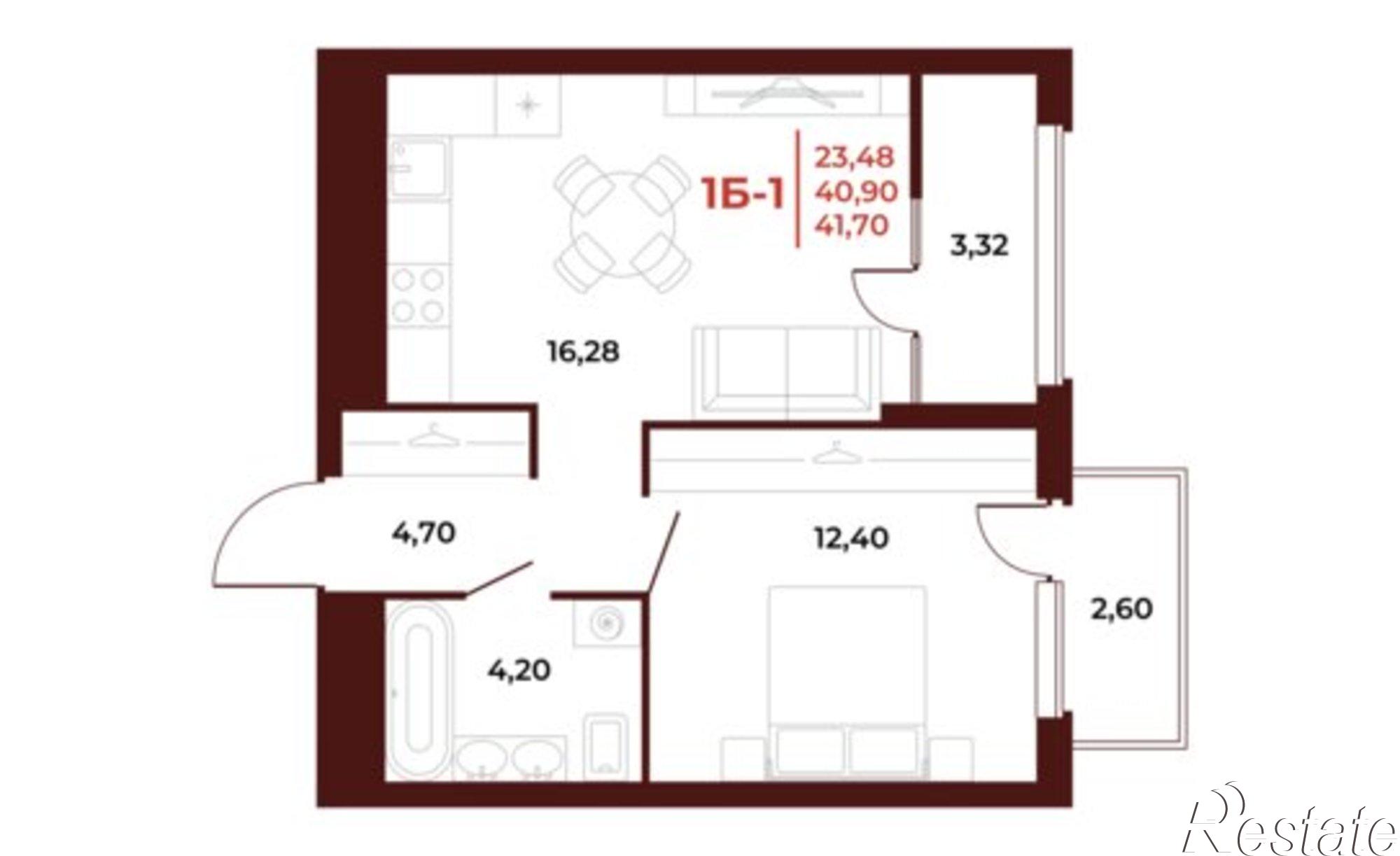Купить квартиру за 5 587 800 рублей на ул Бородина, 2А