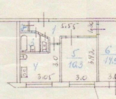 2-комн, 45кв м, этаж 4/9 ул Ухтомского, 55